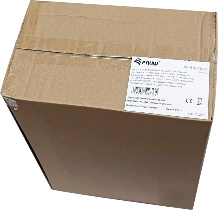 Image du produit equip Câble de raccordement (S/FTP, CAT6, 0.50 m)
