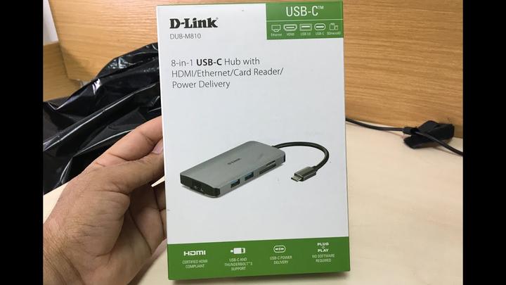Immagine prodotto D-Link DUB-M810 (USB-C, 4 Porti)