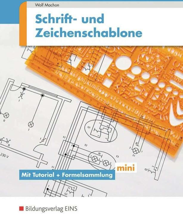 Actual product image Schrift- und Zeichenschablone Elektrotechnik (German, Wolf Machon, 1995)