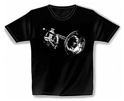 Rock You T-Shirt schwarz Space Trumpet L (L)