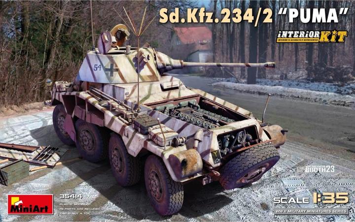 Image du produit Kit d'intérieur 1:35 Sd.Kfz.234/2 Puma