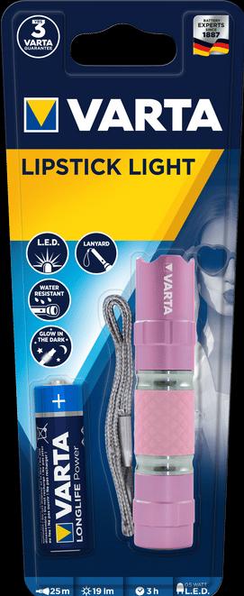 Produktbild Varta TASCHENLAMPE LIPSTICK 1AA / 16617201421 PINK 16617201421 (19 lm)