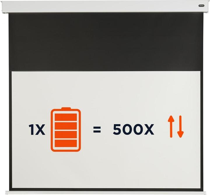 Actual product image Celexon Motor screen Battery V2.0 Motor Pro Plus 320x180 cm 16:9 (57", 16:9)