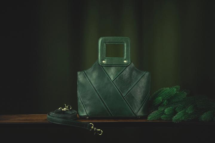 Actual product image Only-Bags.Store Leather Handbag, Shoulder Bag, Top Handle Bag, Christmas Gift