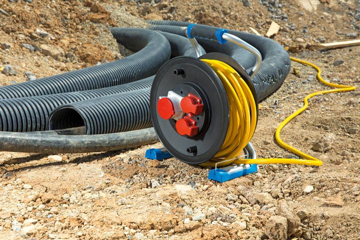 Actual product image As - Schwabe Plastic cable reel (25 m, 2.50 mm²)