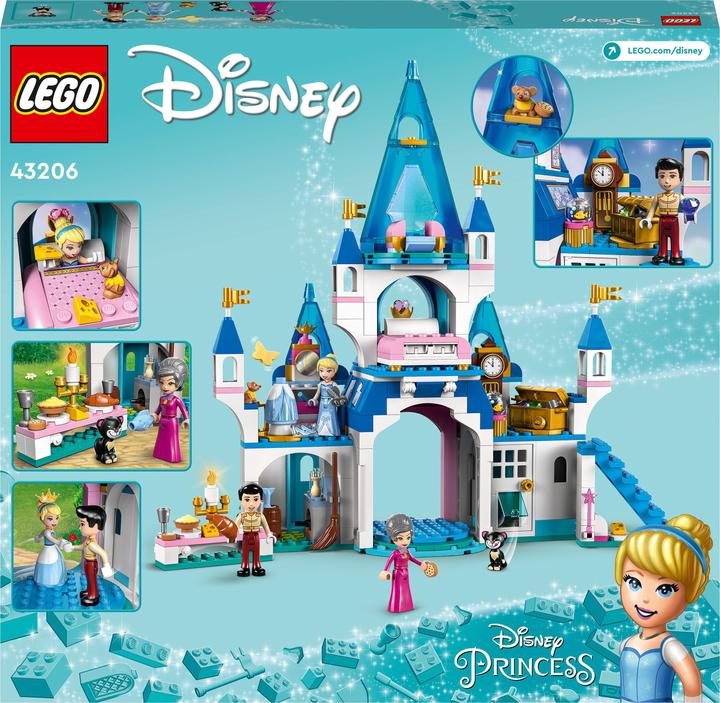 Produktbild LEGO Cinderellas Schloss (43206, LEGO Disney)