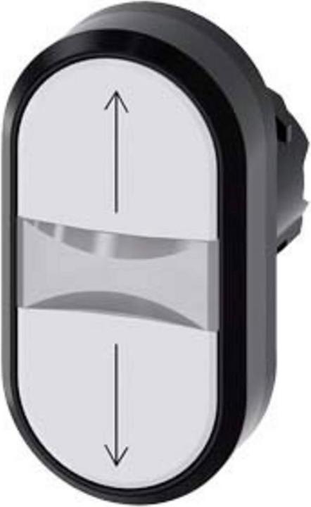 Actual product image Siemens 3SU1000-3AB66-0AN0 Double pushbutton IP66, IP67, IP69/IP69K 1 pc. (3SU10003AB660AN0)