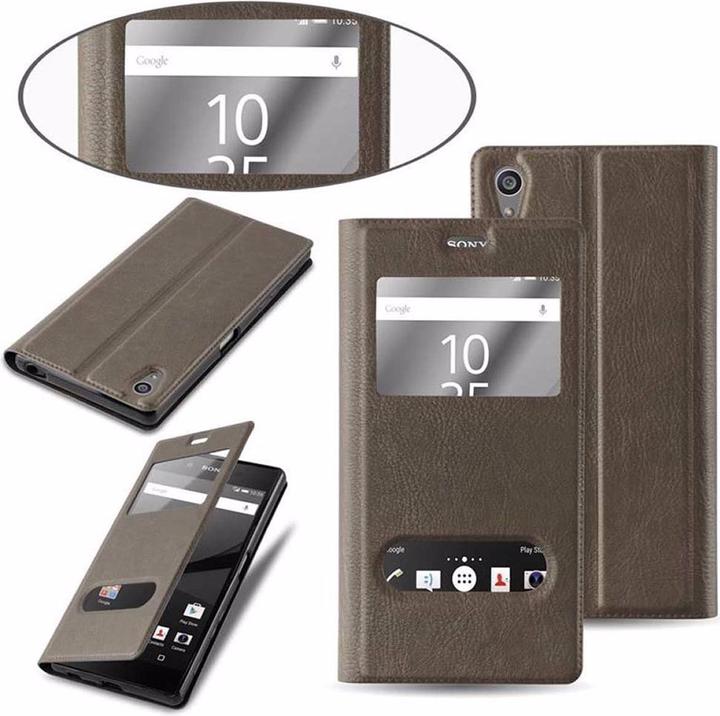 Actual product image Cadorabo Book with View double window cover (Sony Xperia Z5 Premium)