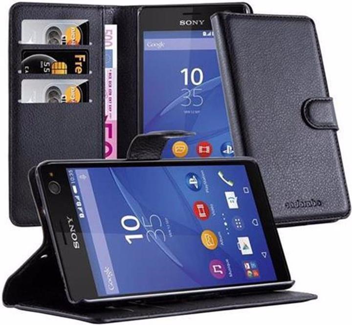 Actual product image Cadorabo Book with stand function cover (Sony Xperia C4)
