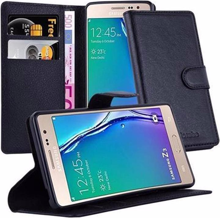 Actual product image Cadorabo Book with stand function cover (Samsung Galaxy Z3)