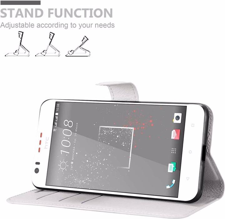Produktbild Cadorabo Book mit Standfunktion Cover (HTC Desire 10 Lifestyle, HTC Desire 825)