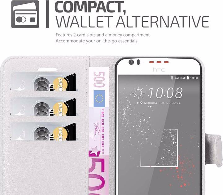 Produktbild Cadorabo Book mit Standfunktion Cover (HTC Desire 10 Lifestyle, HTC Desire 825)