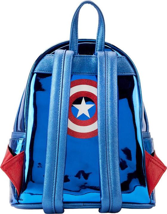 Immagine prodotto Loungefly : Mini zaino Marvel Shine Captain America Cosplay