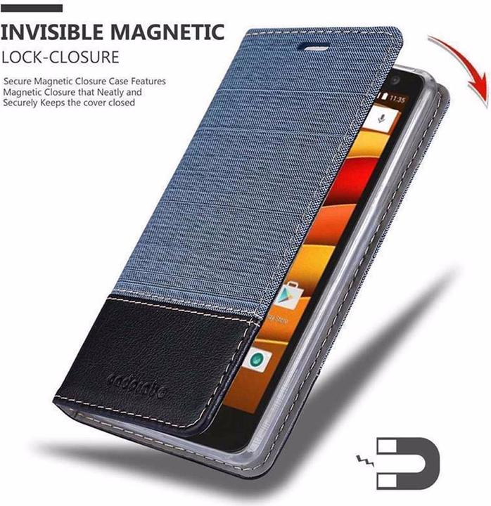 Produktbild Cadorabo Book Jeans Optik Cover (Motorola Moto X3)