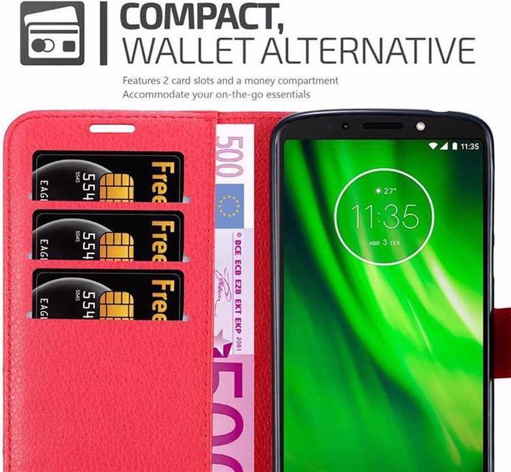 Productafbeelding Cadorabo Boek met kaft met standfunctie (Motorola Moto E5)