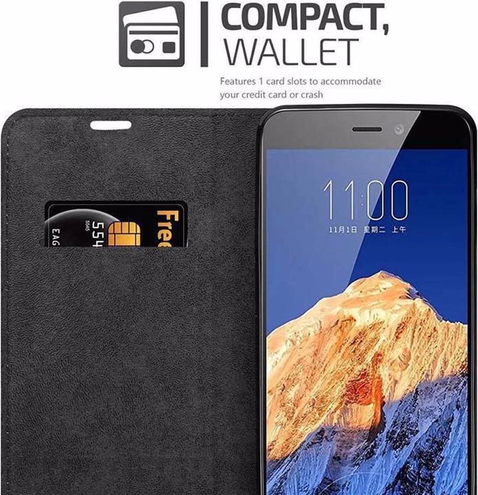 Productafbeelding Cadorabo Boek Onzichtbare Magneethoes (ZTE Nubia N1)