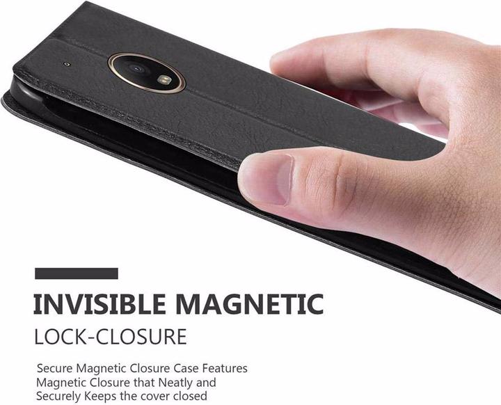 Actual product image Cadorabo Book with View double window cover (Motorola Moto G5S Plus)