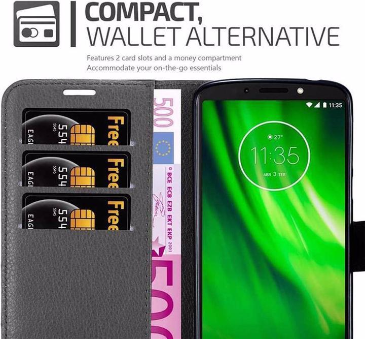 Produktbild Cadorabo Book mit Standfunktion Cover (Motorola Moto G6 Play, Motorola Moto E5)
