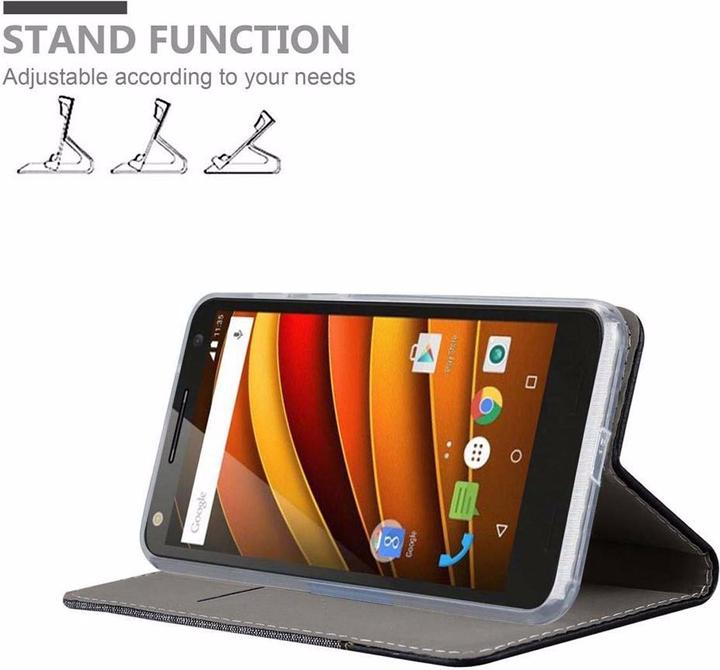Actual product image Cadorabo Book Jeans Optics Cover (Motorola Moto X3)