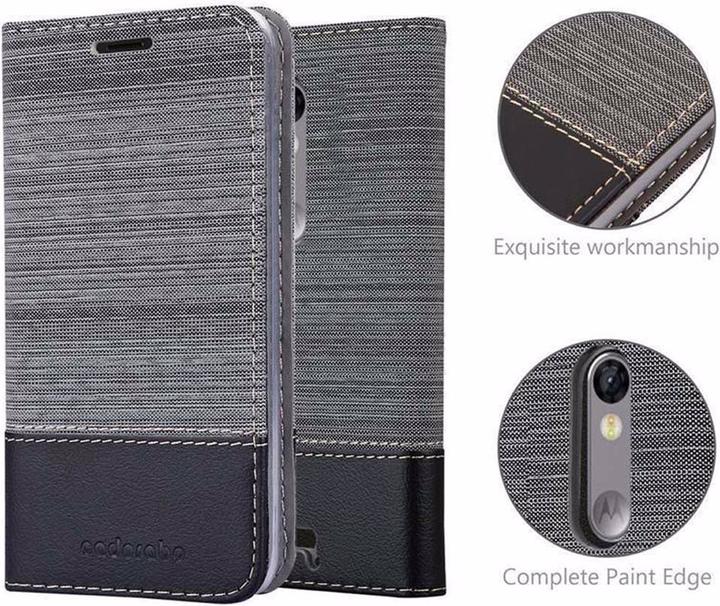 Actual product image Cadorabo Book Jeans Optics Cover (Motorola Moto X3)