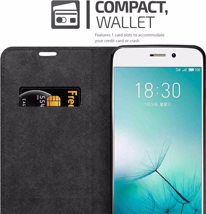 Produktbild Cadorabo Book Invisible Magnet Cover (Meizu Pro 7)