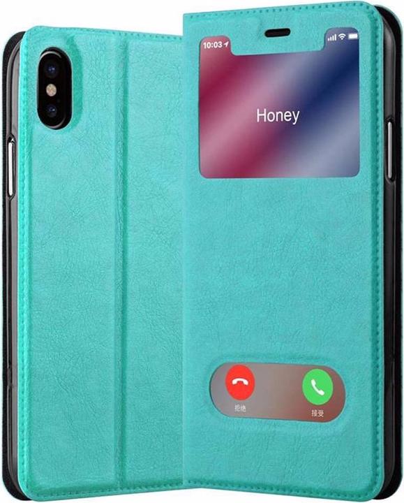 Produktbild Cadorabo Book mit View Doppelfenster Cover (Apple iPhone XS Max)