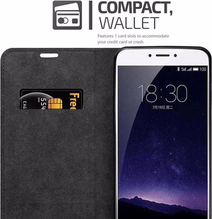 Productafbeelding Cadorabo Boek Onzichtbare Magneethoes (Meizu MX6)
