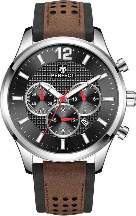 HERREN PERFECT CH01L - CHRONOGRAPH (zp354h) + BOX (200 mm)