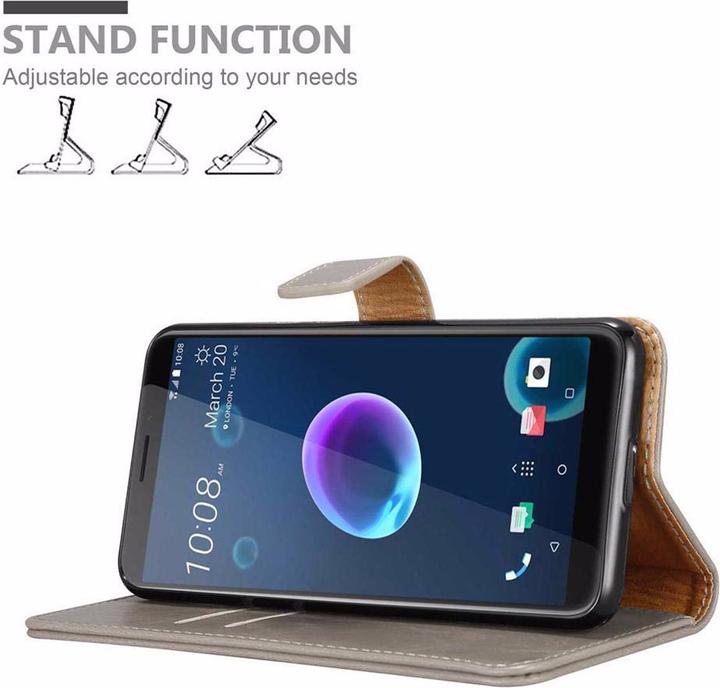 Produktbild Cadorabo Book Luxury Cover (HTC Desire 12)