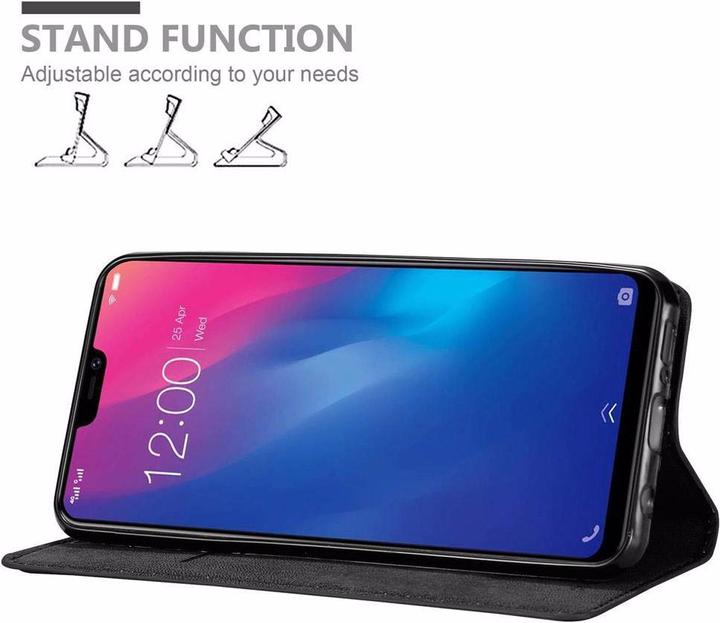 Actual product image Cadorabo Book Invisible Magnet Cover (Vivo Y85)