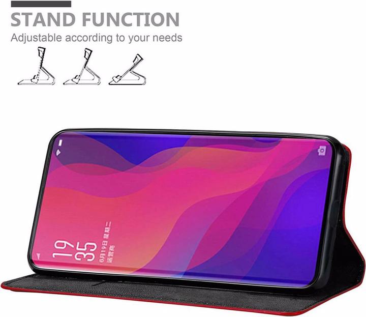 Productafbeelding Cadorabo Boek Onzichtbare Magneethoes (Oppo Find X)