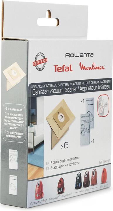 Produktbild Rowenta Beutel & Filter ZR0039 (6 x)