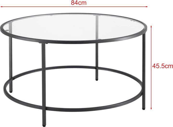 Produktbild En.Casa Kouvola (84 x 84 x 45.5 cm)