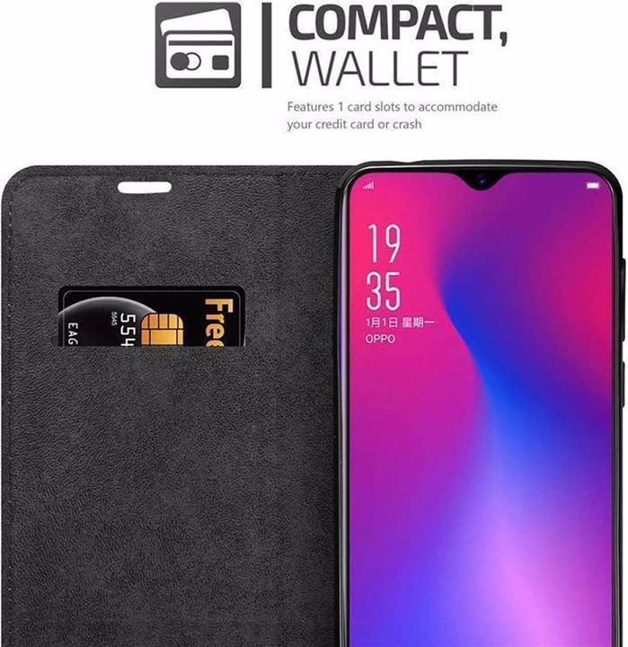 Productafbeelding Cadorabo Boek Onzichtbare Magneethoes (Oppo R17)
