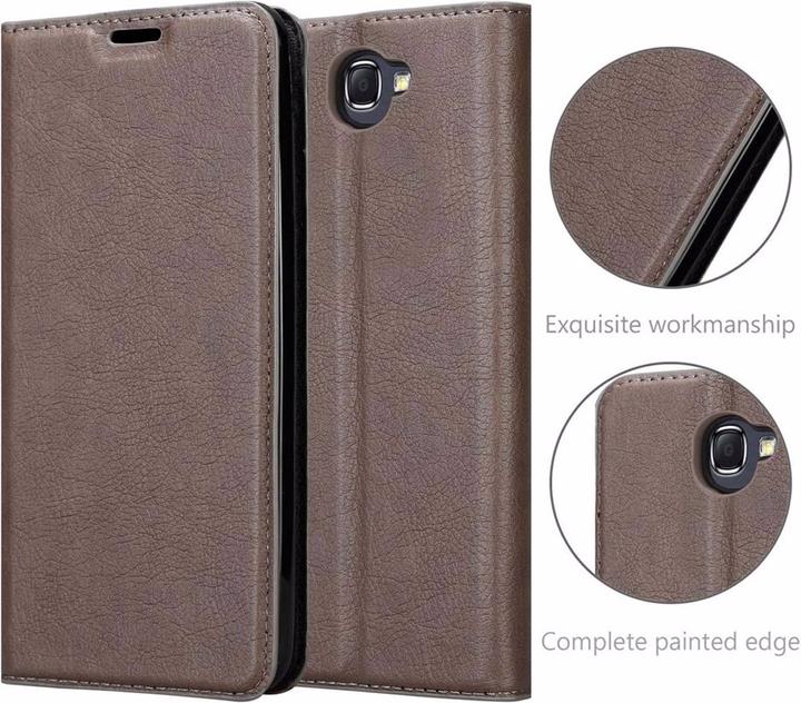 Actual product image Cadorabo Book Invisible Magnet Cover (Samsung Galaxy Note 2)
