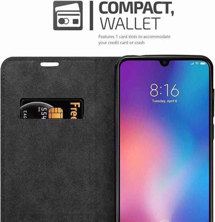 Actual product image Cadorabo Book Invisible Magnet Cover (Mi 9)