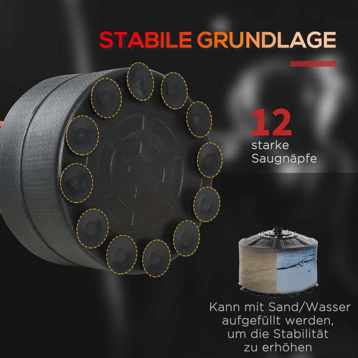 Image du produit Homcom Stand de boxe 3 en 1 avec 2 speed balls (88 cm, 11.50 kg)