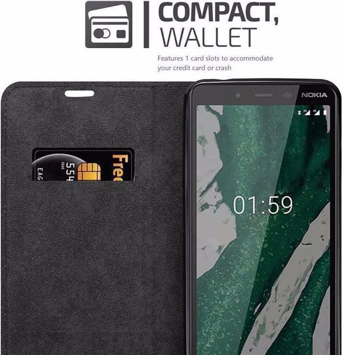 Productafbeelding Cadorabo Boek Onzichtbare Magneethoes (Nokia 1 Plus)