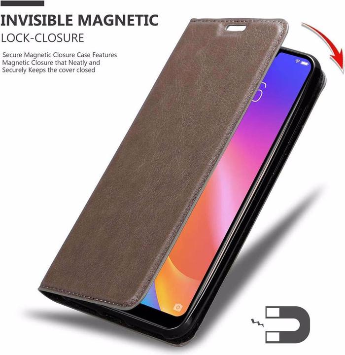 Productafbeelding Cadorabo Boek Onzichtbare Magneethoes (Vivo Y81i)