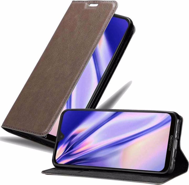 Actual product image Cadorabo Book Invisible Magnet Cover (Motorola Moto G7, Motorola Moto G7 Plus)