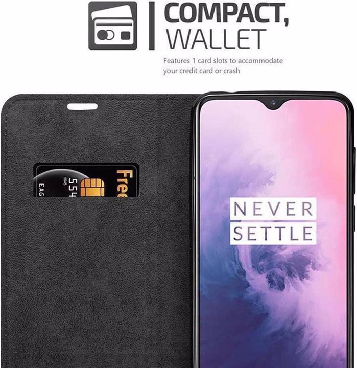 Productafbeelding Cadorabo Boek Onzichtbare Magneethoes (OnePlus 7)