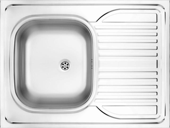 Actual product image Deante 1 bowl Tango sink with drain 60 x 80 cm (ZM6 3110) (Fitted sink, 80 cm, 60 cm)