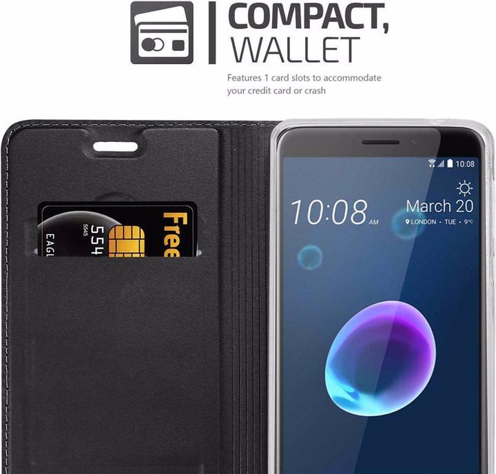 Produktbild Cadorabo Book Classy Style Cover (HTC Desire 12)