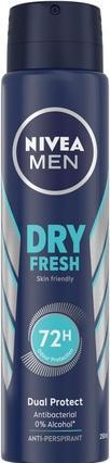 NIVEA Men Dry Fresh Antiperspirant 48H 250Ml (Spray, 250 ml)