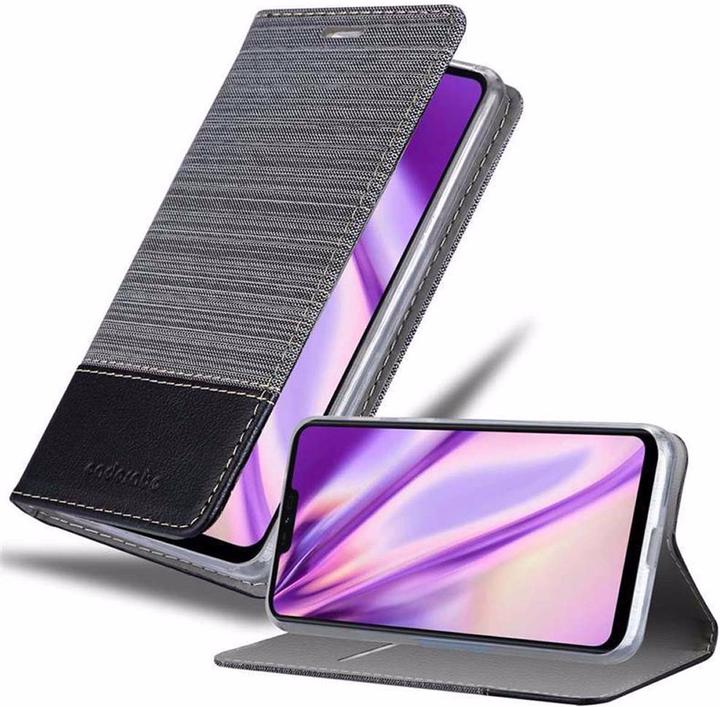 Produktbild Cadorabo Book Jeans Optik Cover (LG Q9)