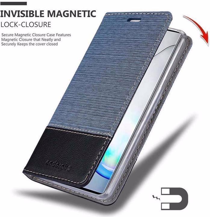 Actual product image Cadorabo Book Jeans Optics Cover (Samsung Galaxy Note 10)