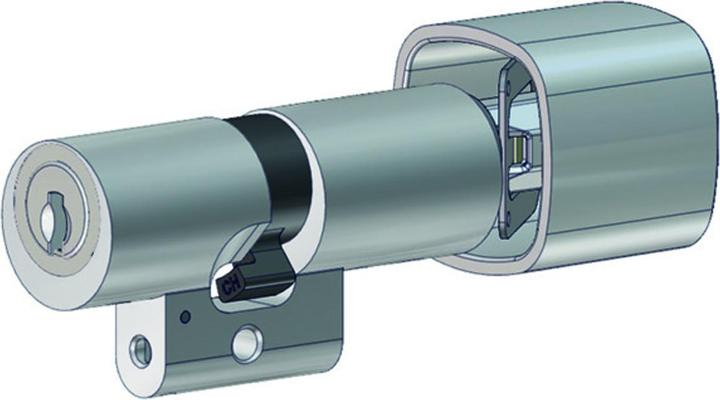 Actual product image Kaba Rotary knob cylinder star type M1519 A (Rotary knob cylinder)