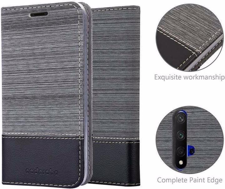 Image du produit Cadorabo Couverture look jeans Book (TCL 20S, K20, Huawei Nova 5T)