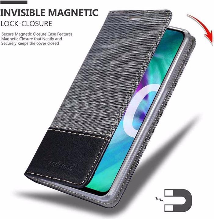 Image du produit Cadorabo Couverture look jeans Book (TCL 20S, K20, Huawei Nova 5T)