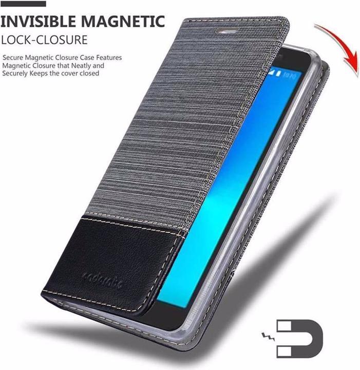 Produktbild Cadorabo Book Jeans Optik Cover (Samsung Galaxy J3 (2018))